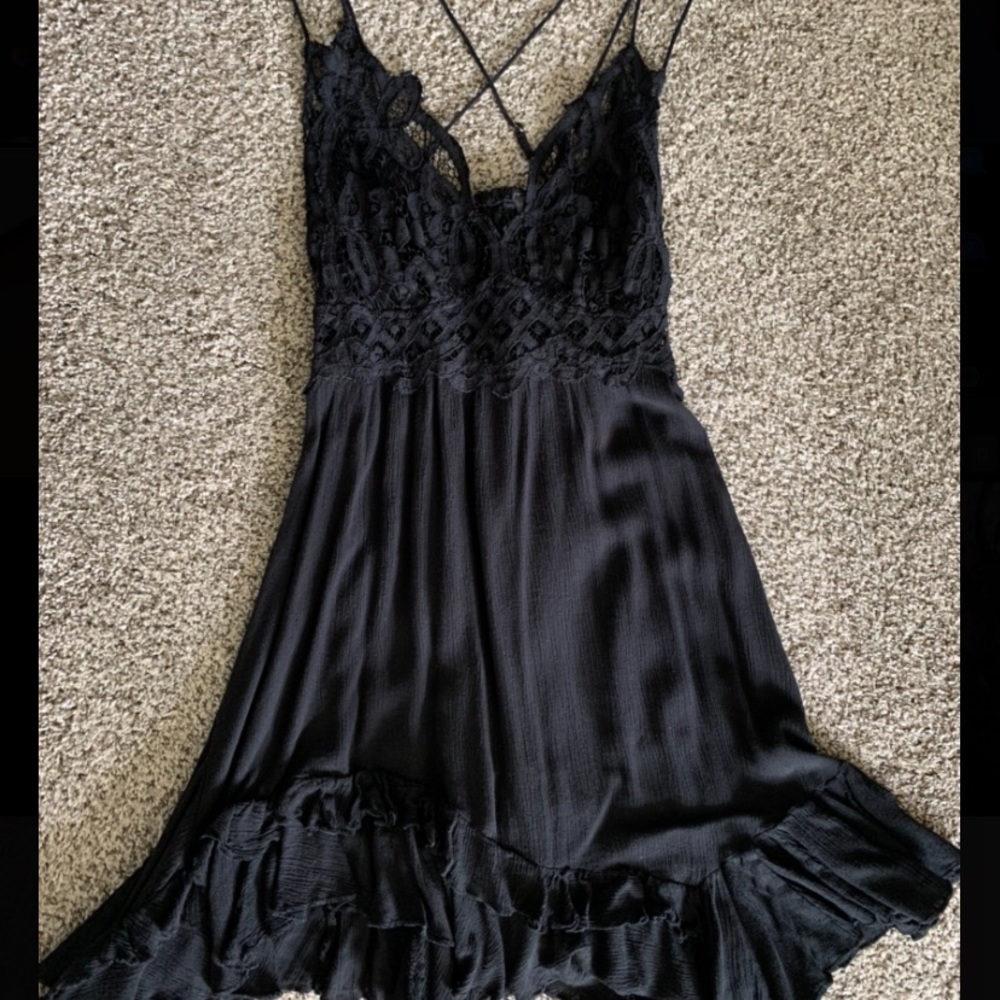 Free people one adella slip dress